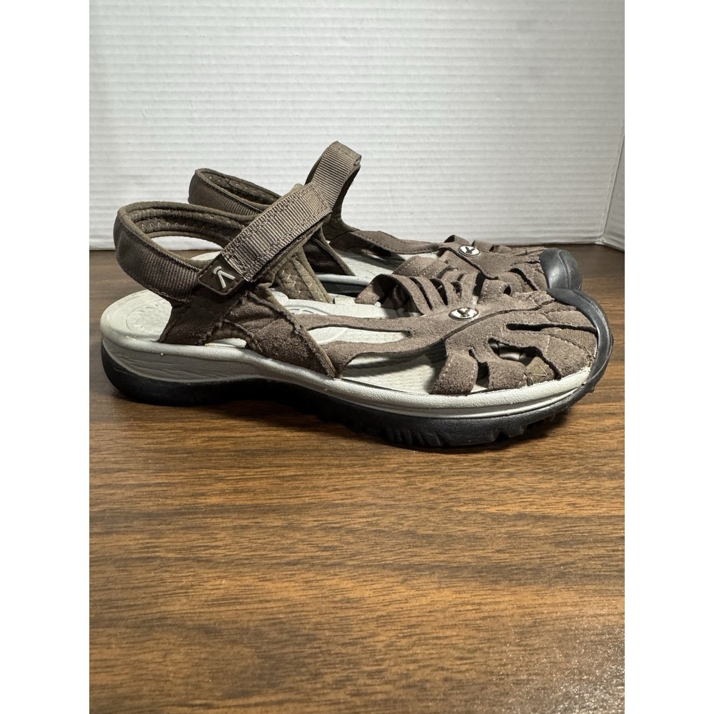 Keen Rose Casual Closed Bumper Toe Sandals Brown Women's Size US 7 - Picture 3 of 6